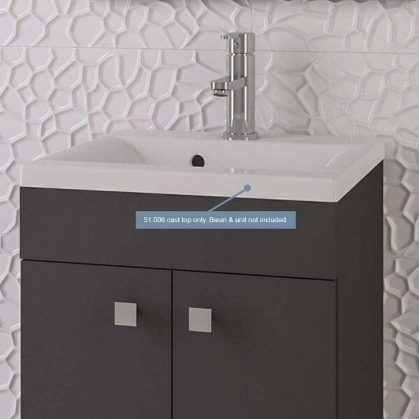 Eastbrook Oslo 2 Door Floorstanding Vanity Unit With Basin 1 TH - Image 3