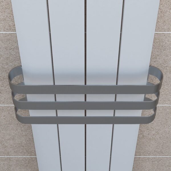 Eastbrook Curved Triple Towel Hanger Brushed Stainless Steel - Image 2