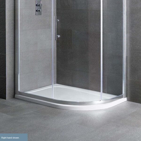 Eastbrook Volente Offset Quadrant Shower Tray White - Image 3