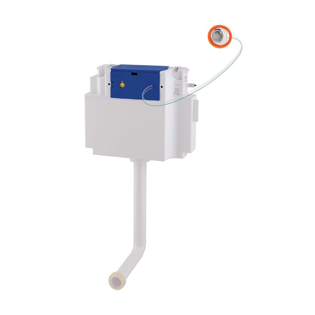 Eastbrook Vantage Concealed Cistern With Chrome Push Button