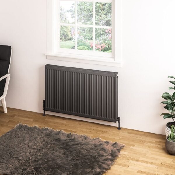 Eastbrook Type 11 Compact Single Panel Radiator Matt Anthracite - Image 5