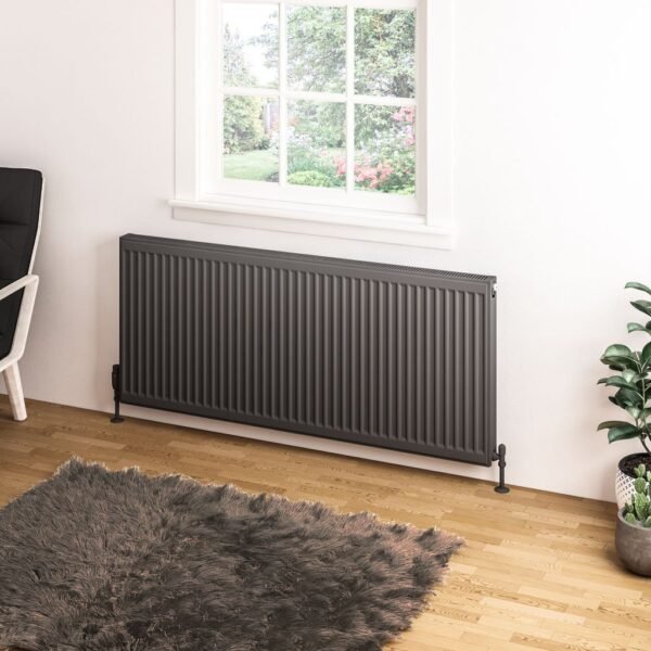 Eastbrook Type 11 Compact Single Panel Radiator Matt Anthracite - Image 7