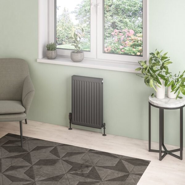 Eastbrook Type 21 Compact Single Panel Radiator Matt Anthracite