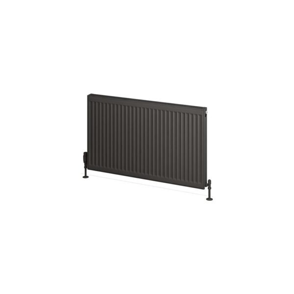 Eastbrook Type 21 Compact Single Panel Radiator Matt Anthracite - Image 5