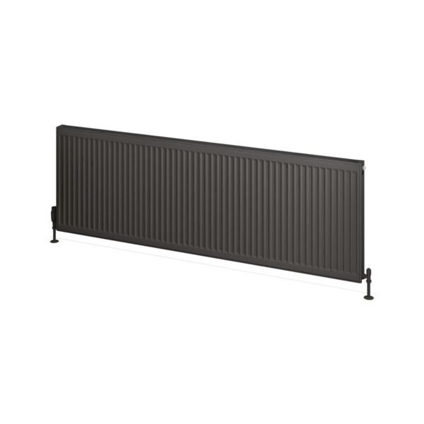 Eastbrook Type 21 Compact Single Panel Radiator Matt Anthracite - Image 9