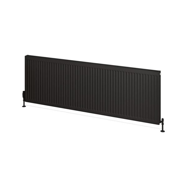 Eastbrook Type 21 Compact Single Panel Radiator Matt Black - Image 9