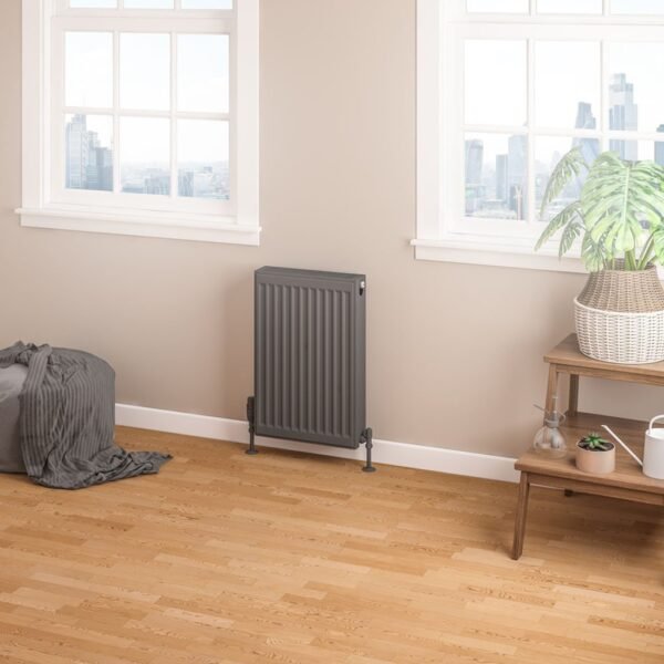 Eastbrook Type 22 Compact Single Panel Radiator Matt Anthracite