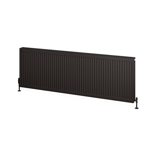 Eastbrook Type 22 Compact Single Panel Radiator Matt Black - Image 9