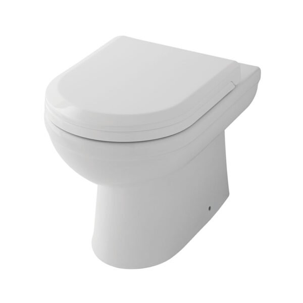 Eastbrook Dura Back To Wall Toilet With Soft Close Seat White