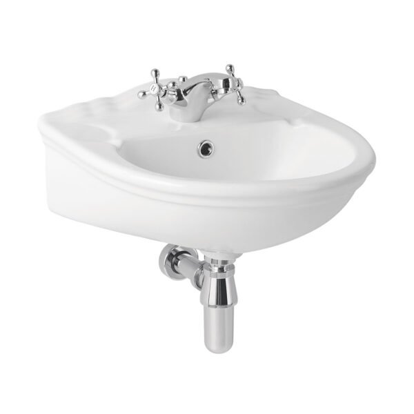 Eastbrook Tamarind Wall Hung Basin 465mm Wide White