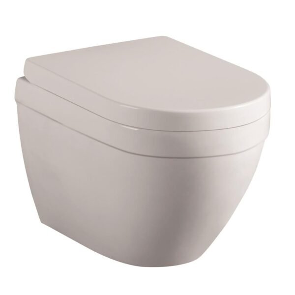 Eastbrook Dura Wall Hung Toilet With Soft Close Seat White