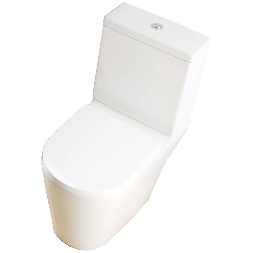 Eastbrook Metro Close Coupled Toilet With Cistern And Soft Close Seat White