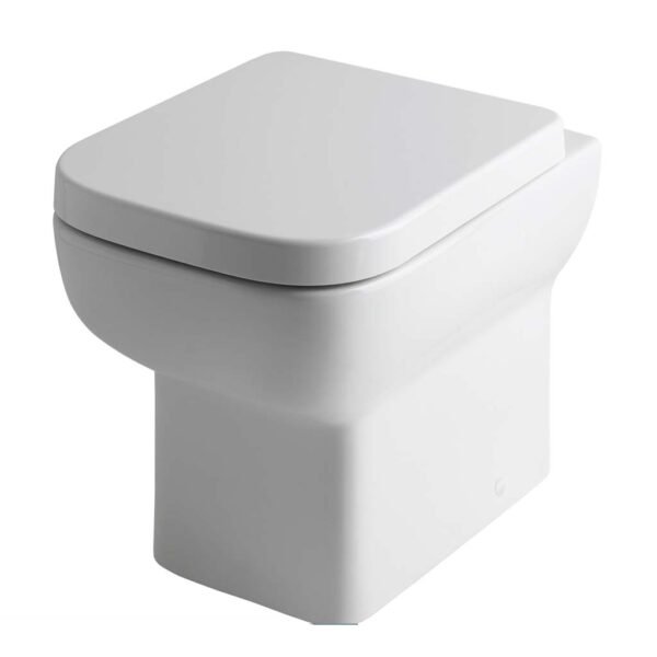 Eastbrook Bijou Comfort Height Back To Wall Toilet With Soft Close Seat White
