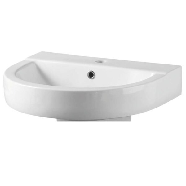 Eastbrook Kenley Wall Hung Basin 500mm Wide 1 TH White
