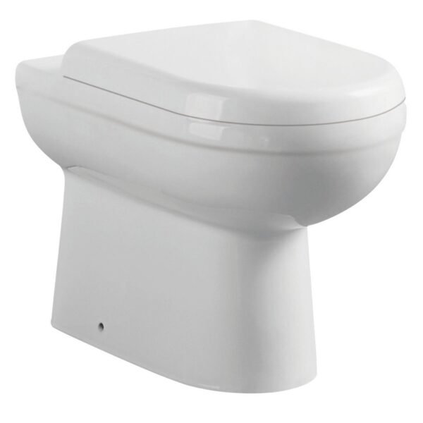 Eastbrook Dura Eco Vortex Back To Wall Toilet With Soft Close Seat White - Image 2