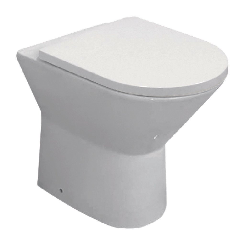 Eastbrook Croxley Eco Vortex Comfort Height Back To Wall Toilet With Soft Close Seat White