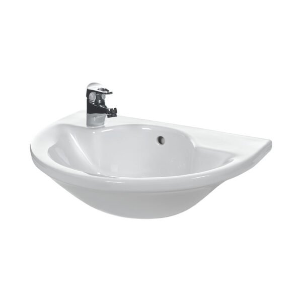 Eastbrook Kompact Semi Recessed Basin 560mm Wide 1 TH White