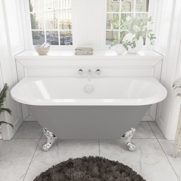 Eastbrook Mortlake Freestanding Bath 1500mm x 740mm No TH - Image 3