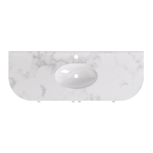 Eastbrook Hardwick 4 Door Floorstanding Vanity Unit With Quartz Basin 1210mm Wide 1 TH - Image 2