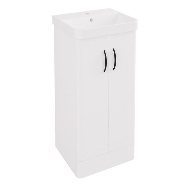 Eastbrook Cavone 2 Door Cloakroom Floorstanding Vanity Unit With Basin 1 TH