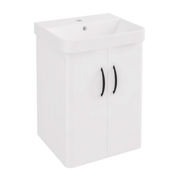 Eastbrook Cavone 2 Door Cloakroom Wall Hung Vanity Unit With Basin 1 TH