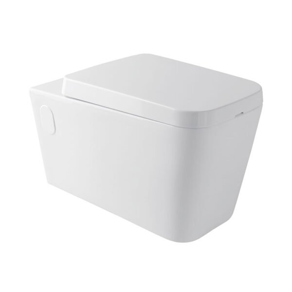 Eastbrook Moselle Wall Hung Toilet With Soft Close Seat White