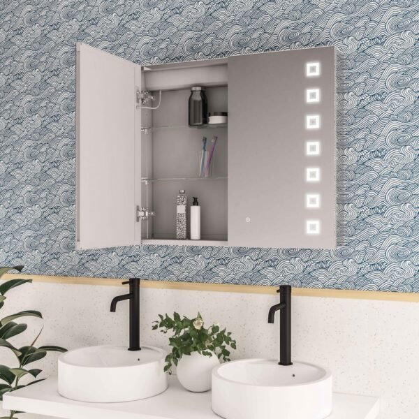 Eastbrook Chiana 2 Door LED Illuminated Mirror Cabinet - Image 2