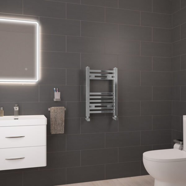 Eastbrook Biava Straight Heated Towel Rail Chrome - Image 2