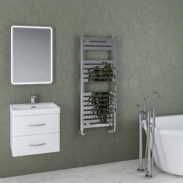 Eastbrook Staverton Straight Heated Towel Rail Chrome - Image 6