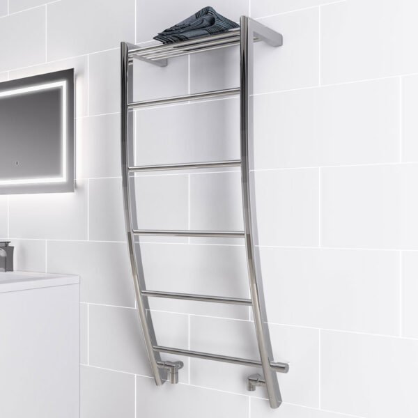 Eastbrook Biava Coronium Designer Heated Towel Rail Chrome