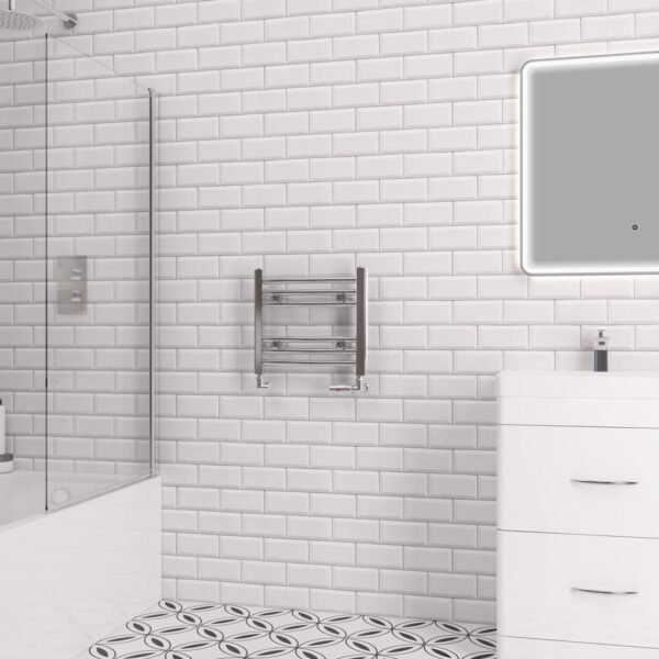 Eastbrook Biava Multirail Curved Heated Towel Rail Chrome