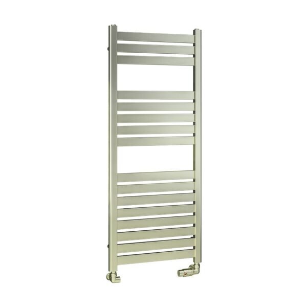 Eastbrook Staverton Straight Designer Heated Towel Rail Brushed Brass