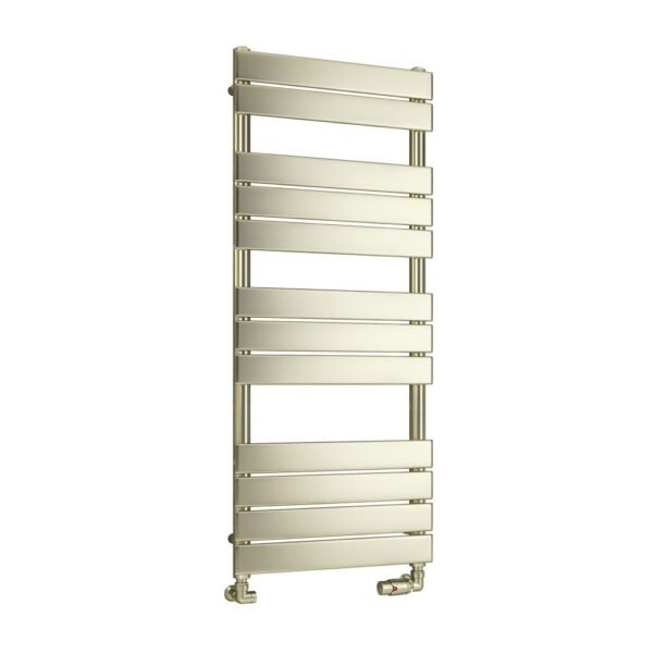 Eastbrook Staverton Tube On Tube Straight Designer Heated Towel Rail Brushed Brass