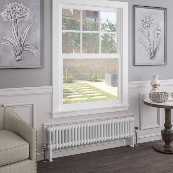 Eastbrook Imperia 2 Column Radiator Gloss White - Image 3