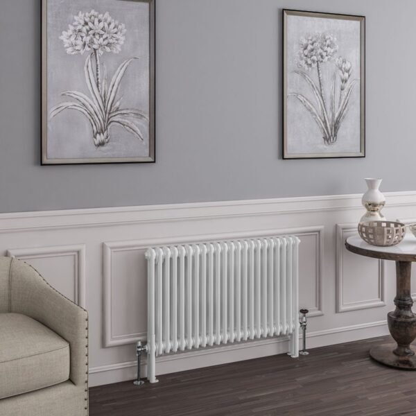 Eastbrook Imperia 2 Column Radiator Gloss White - Image 8
