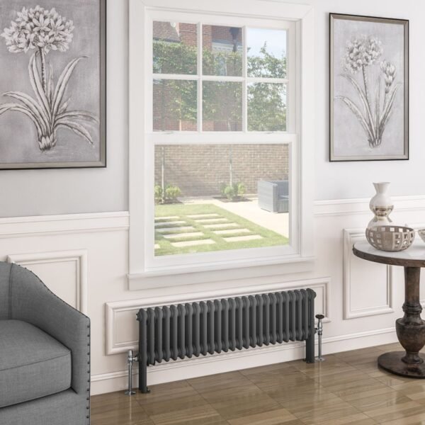 Eastbrook Imperia 2 Column Radiator Matt Anthracite - Image 2