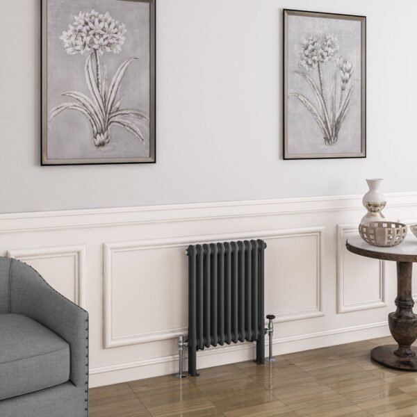 Eastbrook Imperia 2 Column Radiator Matt Anthracite - Image 6