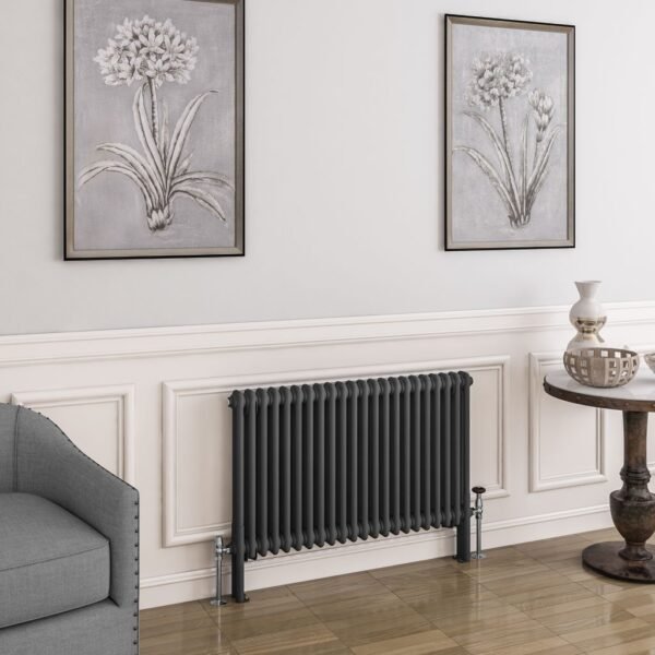 Eastbrook Imperia 2 Column Radiator Matt Anthracite - Image 8