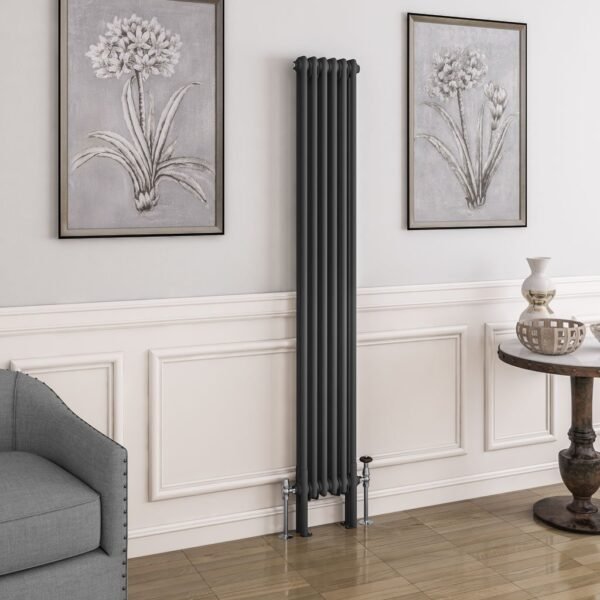 Eastbrook Imperia 2 Column Radiator Matt Anthracite - Image 10