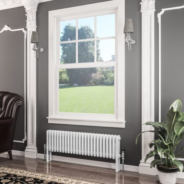 Eastbrook Imperia 3 Column Radiator Gloss White - Image 2