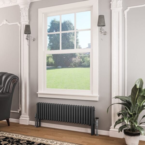 Eastbrook Imperia 3 Column Radiator Matt Anthracite - Image 2