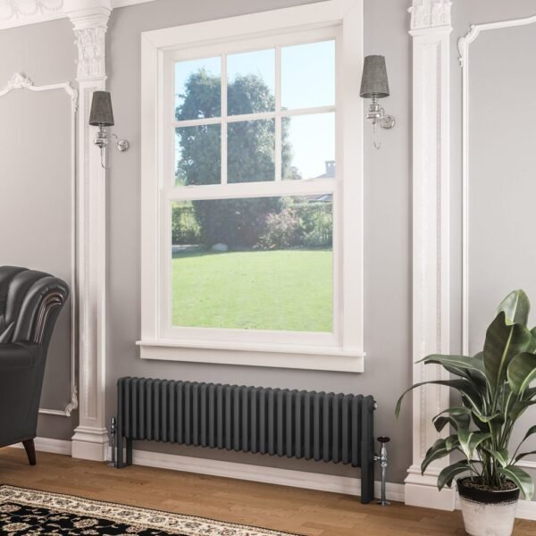 Eastbrook Imperia 3 Column Radiator Matt Anthracite - Image 3