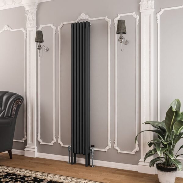 Eastbrook Imperia 3 Column Radiator Matt Anthracite - Image 10