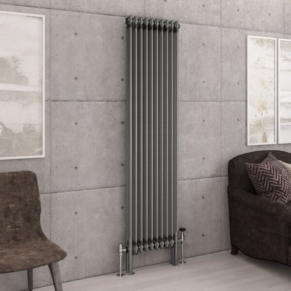 Eastbrook Imperia 2 Column Radiator Bare Metal - Image 6