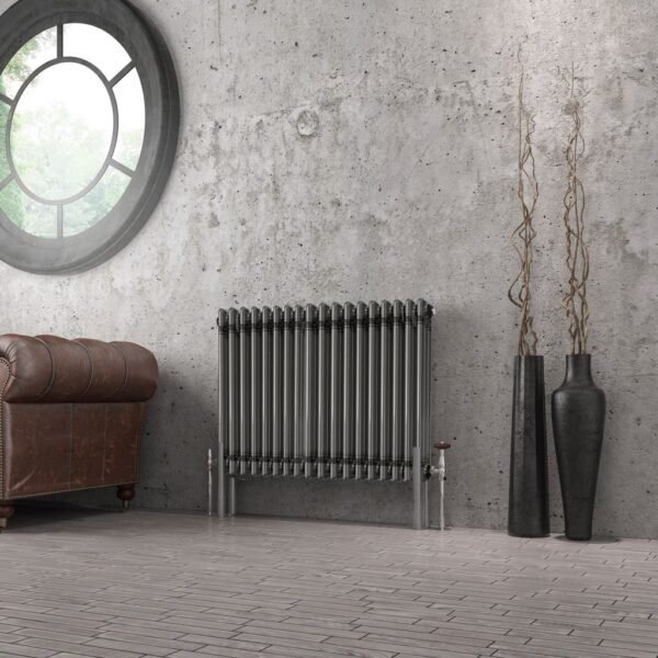 Eastbrook Imperia 3 Column Radiator Bare Metal - Image 3