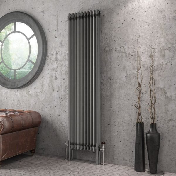 Eastbrook Imperia 3 Column Radiator Bare Metal - Image 6