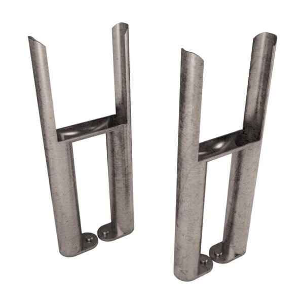 Eastbrook Imperia 3 Column Radiator Feet Pair Bare Metal