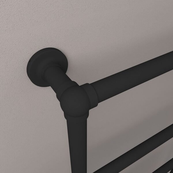 Eastbrook Stour Straight Heated Towel Rail Matt Black - Image 8