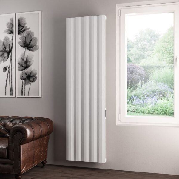 Eastbrook Derwent Dry Element Aluminium Designer Radiator Matt White - Image 4