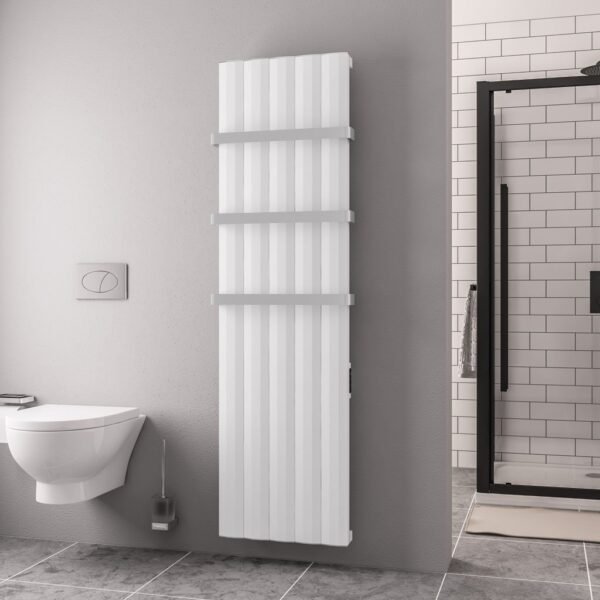 Eastbrook Derwent Dry Element Aluminium Designer Radiator Matt White - Image 16